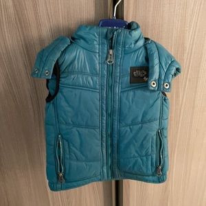 Gorgeous Green DIESEL vest with detachable hood